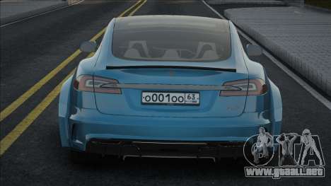 Tesla Model S P90D Blue para GTA San Andreas