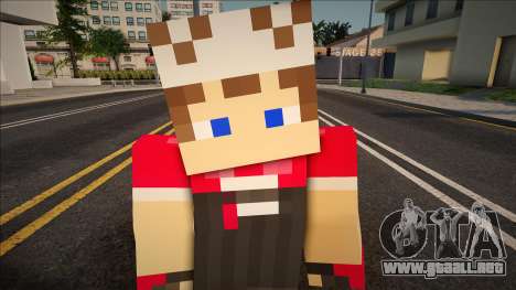 Minecraft Ped Wmymoun para GTA San Andreas