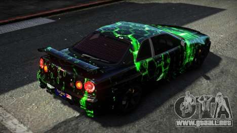 Nissan Skyline R34 F-Sport S10 para GTA 4