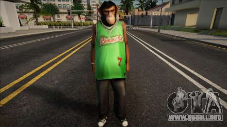 Grove Street Families - Monkey (FAM3) para GTA San Andreas