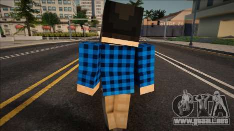 Minecraft Ped Hmost para GTA San Andreas