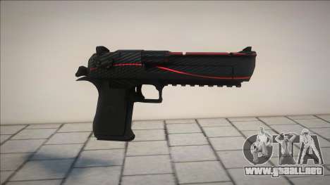 Red-Black Desert Eagle para GTA San Andreas