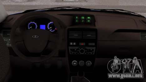 Lada Priora Hetchbek Blue para GTA 4