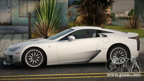 Lexus LFA White para GTA San Andreas