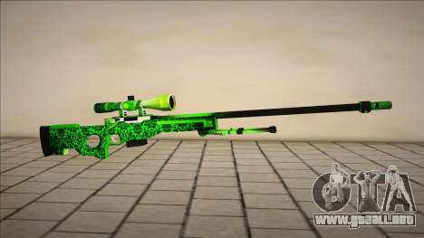 Green Sniper Rifle [v1] para GTA San Andreas
