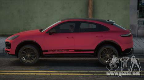 Porsche Cayenne Red para GTA San Andreas