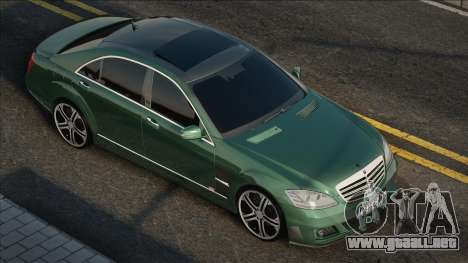 Mercedes-Benz W221 Green para GTA San Andreas