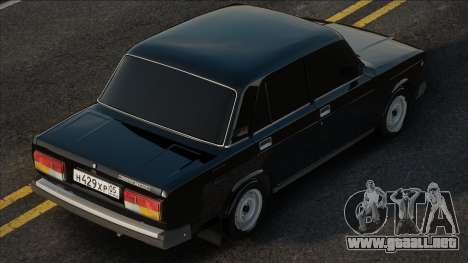 Vaz 2107 Black Ver para GTA San Andreas