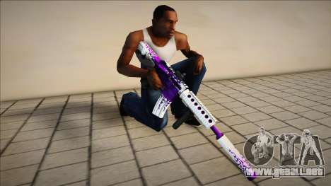 Purple M4 [v1] para GTA San Andreas