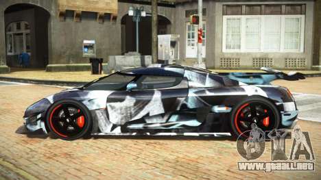 Koenigsegg Agera One FSR S14 para GTA 4