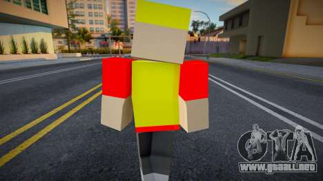 Minecraft Ped Wmypizz para GTA San Andreas