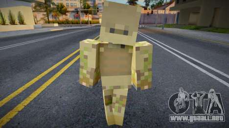 Minecraft Ped Army para GTA San Andreas