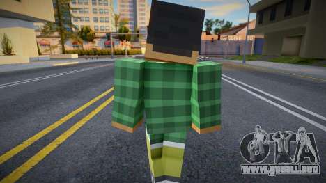 Minecraft Ped Fam1 para GTA San Andreas