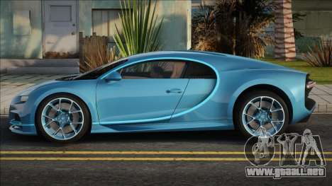 Bugatti Chiron [Blue] para GTA San Andreas