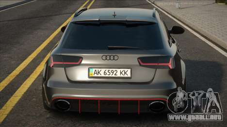 Audi RS6 New para GTA San Andreas
