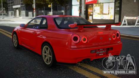 Nissan Skyline R34 PST para GTA 4