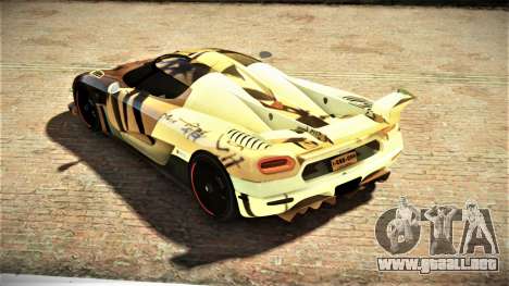 Koenigsegg Agera One FSR S11 para GTA 4