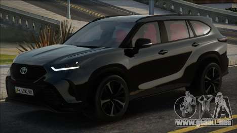 Toyota Highlander Blak para GTA San Andreas