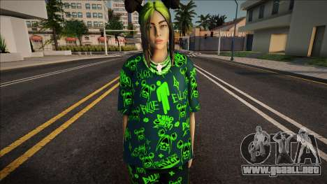 Billie Eilish v3 para GTA San Andreas