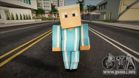 Minecraft Ped Wmopj para GTA San Andreas