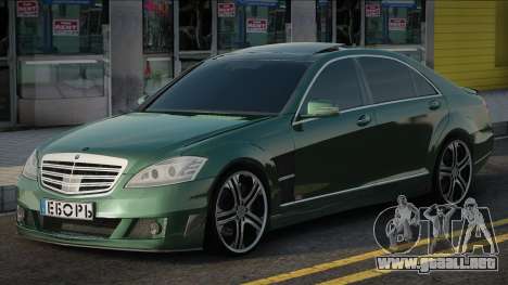 Mercedes-Benz W221 Green para GTA San Andreas