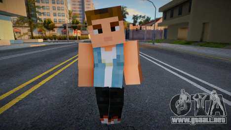 Minecraft Ped Kent Paul para GTA San Andreas