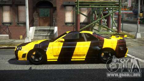 Nissan Skyline R34 F-Sport S13 para GTA 4