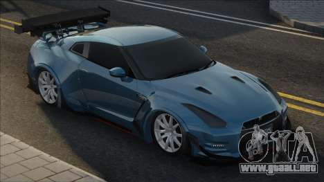 Nissan GTR R35 [Blue] para GTA San Andreas