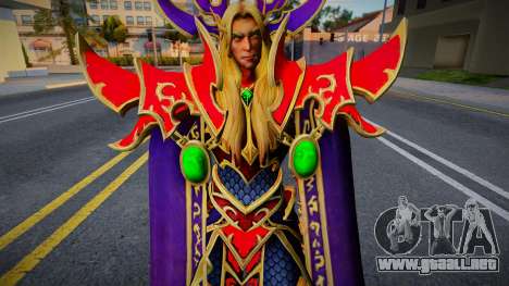 Kaelthas Sunstirder Warcraft 3 Reforged para GTA San Andreas