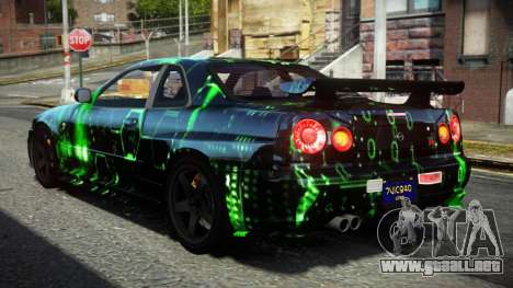 Nissan Skyline R34 F-Sport S10 para GTA 4