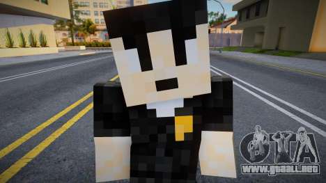 Minecraft Ped Lapd1 para GTA San Andreas