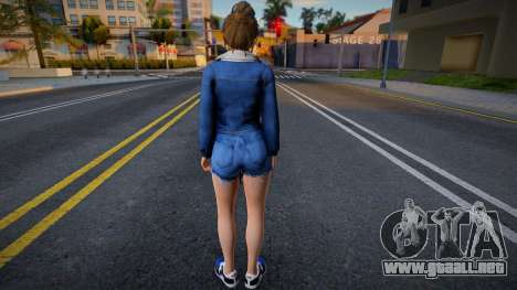 DOAXVV Misaki - Denim Jacket Destroyed Shorts v1 para GTA San Andreas