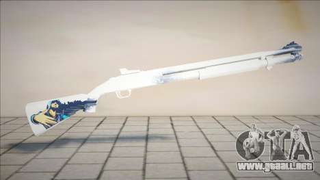 White Chromegun para GTA San Andreas