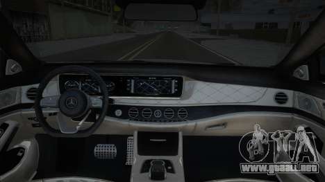 Mercedes-Benz W222 S63 White para GTA San Andreas