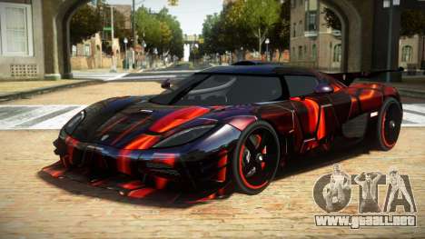 Koenigsegg Agera One FSR S10 para GTA 4