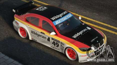 BMW 320 E90 WTCC (Vinyl 5) para GTA San Andreas