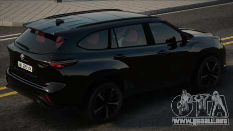 Toyota Highlander Blak para GTA San Andreas