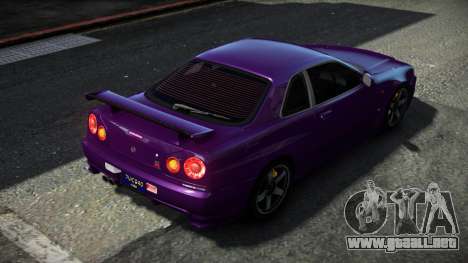 Nissan Skyline R34 F-Sport para GTA 4