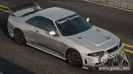 Nissan Skyline GT-R R33 [Silver] para GTA San Andreas