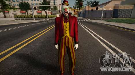 Clown [Mortal Kombat 9] para GTA San Andreas