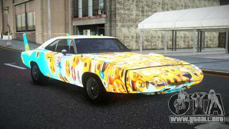 1969 Dodge Charger Daytona RT S8 para GTA 4