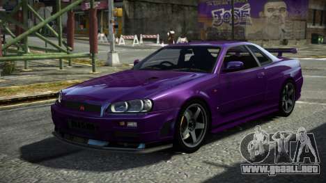 Nissan Skyline R34 F-Sport para GTA 4