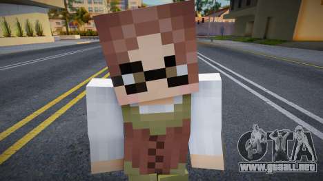 Minecraft Ped Dnfolc2 para GTA San Andreas