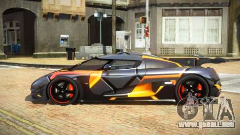 Koenigsegg Agera One FSR S9 para GTA 4