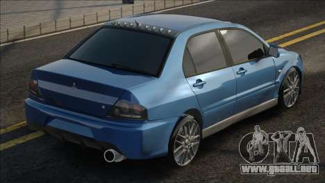 Mitsubishi Lancer Evolution MR Blue para GTA San Andreas