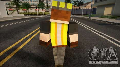 Minecraft Ped Wmycon para GTA San Andreas