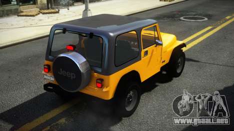 1986 Jeep Wrangler V1.0 para GTA 4