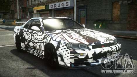 Nissan Skyline R34 F-Sport S4 para GTA 4