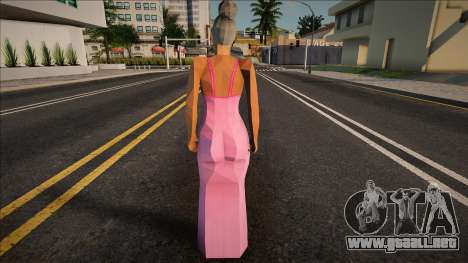 Chica Svetlana con un vestido para GTA San Andreas