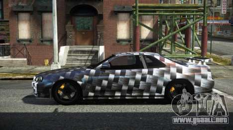 Nissan Skyline R34 F-Sport S12 para GTA 4